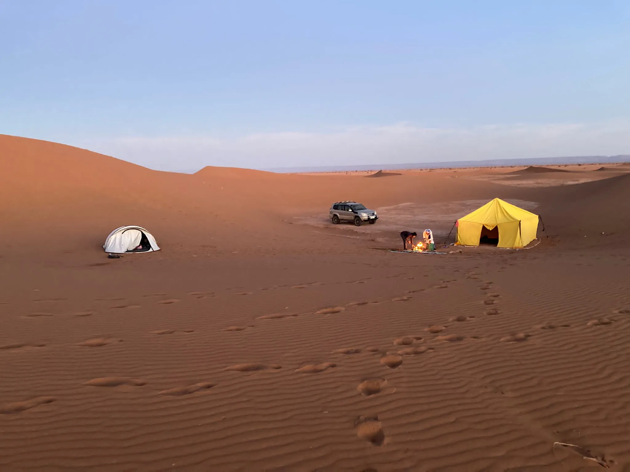 Desert Camp Twilight