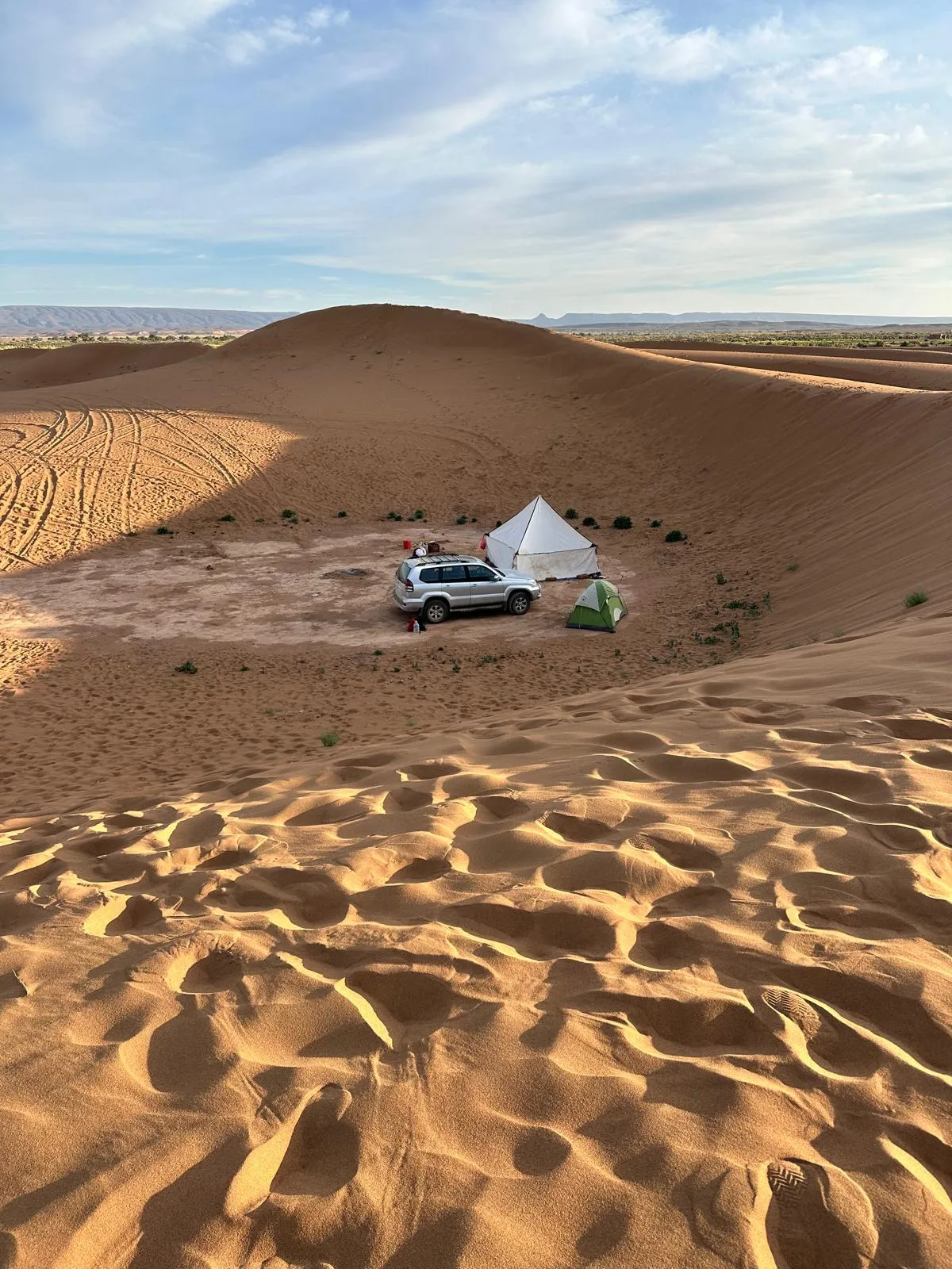 Desert Camping Scene