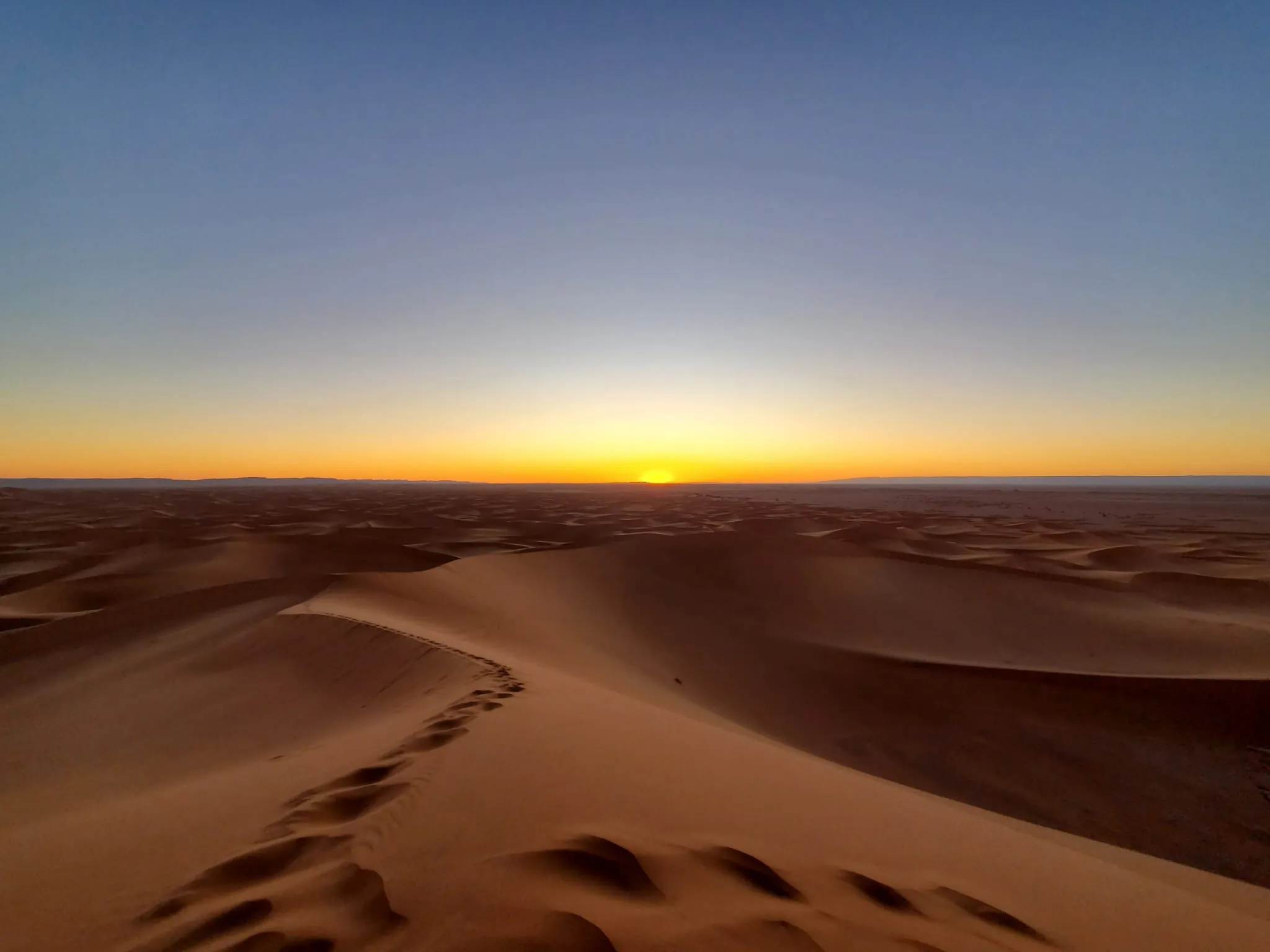 Desert Dunes Sunset